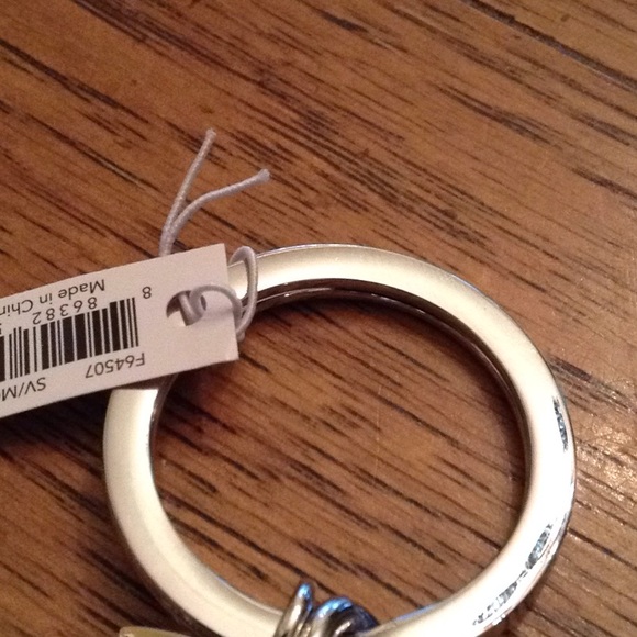 NWT three Coach multicolor heart keychains - Picture 4 of 8